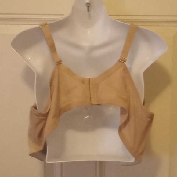 Cacique Nude Lace Covered Balconet Bra- 46DD - Picture 5 of 13